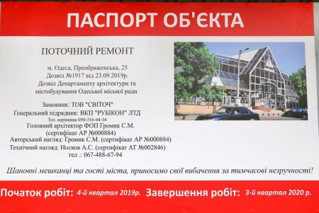 Бывшую цветочную галерею на Преображенской — реконструируют (фоторепортаж)