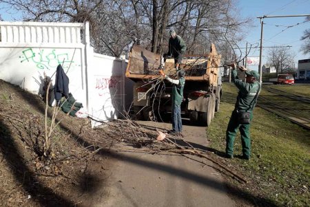 Коммунальщики навели порядок в городских парках и скверах (фото)