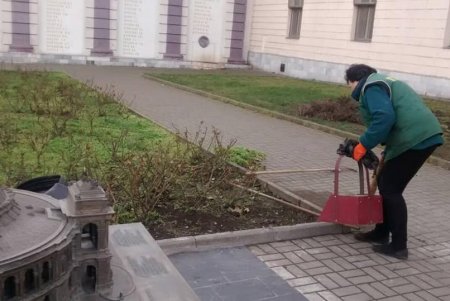 Коммунальщики навели порядок в городских парках и скверах (фото)