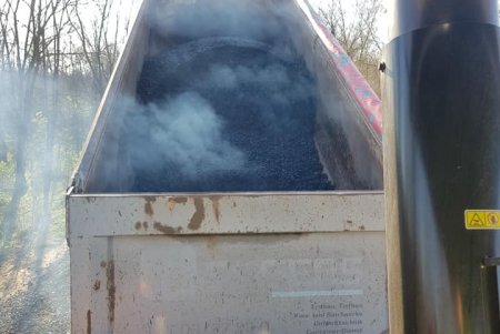 Ремонт дороги в Арцизском районе: движение транспорта организовано в реверсном режиме (фото)