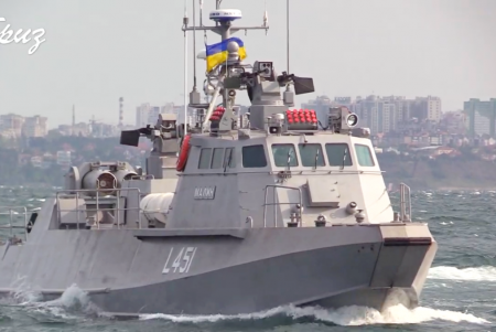 Под Одессой прошли боевые учения украинских кораблей «Кентавр» (фото, видео)