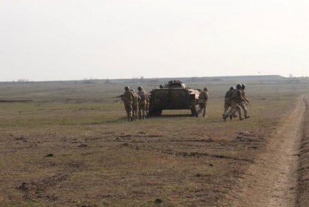 В Одесском регионе для морских пехотинцев провели ротные тактические учения (фото)