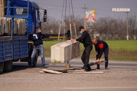 В Одесской области приступили к установке карантинных постов (фото)