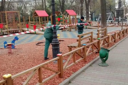 Карантин - не каникулы: в городе закрывают доступ на все детские и спортплощадки (фото)