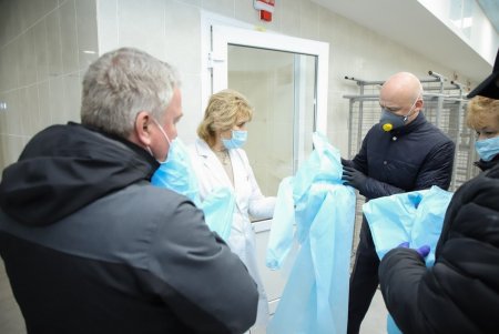 Городской голова посетил инфекционную больницу (фоторепортаж)