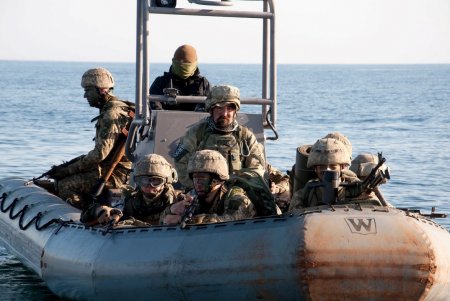Учебный десант: в Николаевке морпехи захватили побережье и уничтожили артбатарею условного противника (фото)