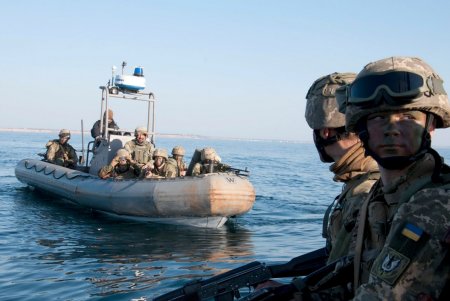 Учебный десант: в Николаевке морпехи захватили побережье и уничтожили артбатарею условного противника (фото)