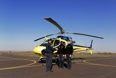 Пограничники Одесской области получили современный французский вертолет (фото, видео)