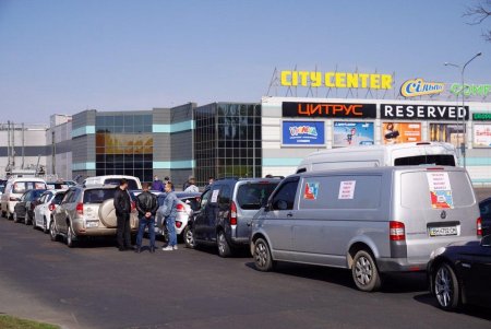 В Одессе предприниматели устроили автопробег против закрытия рынков (фото)