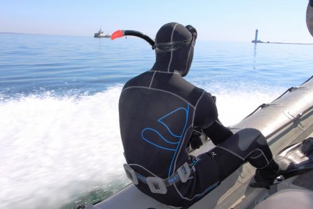 В акватории Черного моря прошли занятия по водолазной подготовке (фото)