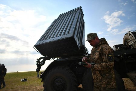 На полигоне в Одесской области проводят испытания реактивных снарядов «Тайфун-1» (фото) 