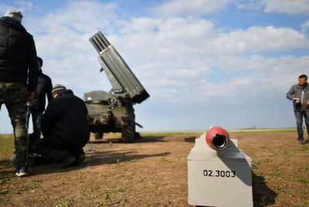 На полигоне в Одесской области проводят испытания реактивных снарядов «Тайфун-1» (фото) 
