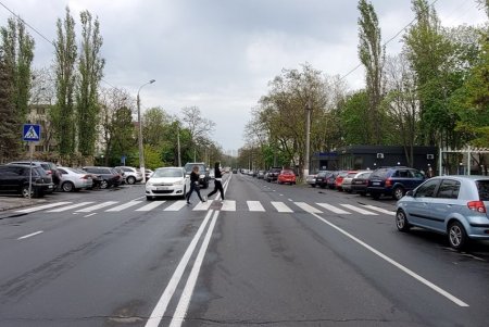 На улицах с интенсивным движением устанавливают новый светофор и обновляют дорожную разметку(фото)