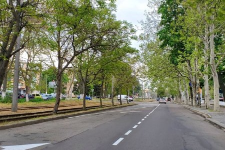 На большей части Фонтанской дороги обновлена дорожная разметка (фото)