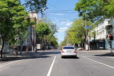 На двух улицах в Приморском районе коммунальщики нанесли свежую разметку (фото)