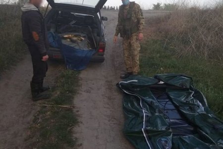 Отряд браконьеров с сетями длиной 900 м промышлял на озере Кагул (фото)