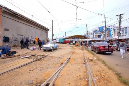 Старт масштабной реконструкции Новощепного ряда (фоторепортаж)