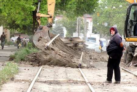 Старт масштабной реконструкции Новощепного ряда (фоторепортаж)