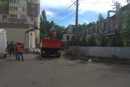 На Святослава Рихтера проводят капремонт внутриквартального проезда (фото)