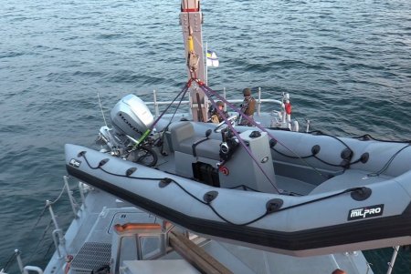 Боевой катер «Старобельск» в акватории Черного моря успешно прошел испытания (фото, видео)