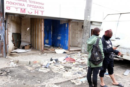 Реконструкция Новощепного ряда: все старые рельсы уже убрали (фоторепортаж)