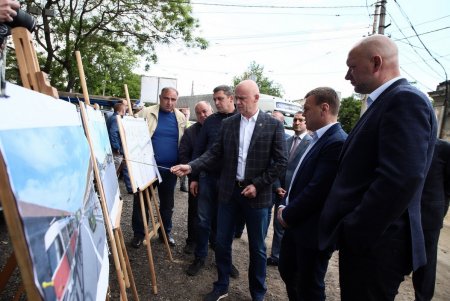 Мэр Одессы проинспектировал ход реконструкции Новощепного ряда (фото, видео, визуализация)