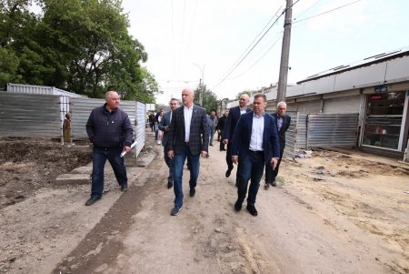 Мэр Одессы проинспектировал ход реконструкции Новощепного ряда (фото, видео, визуализация)