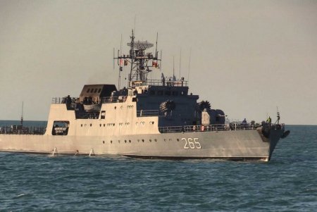 Румынские и украинские моряки провели совместную тренировку в Черном море (фото, видео)