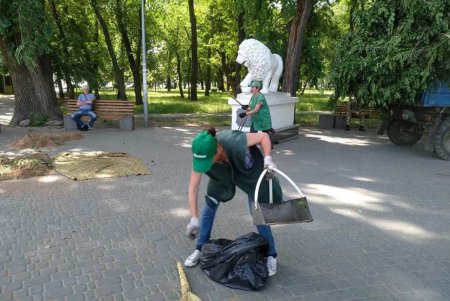Ежедневно более 100 коммунальщиков приводят в порядок зеленые зоны города (фото)
