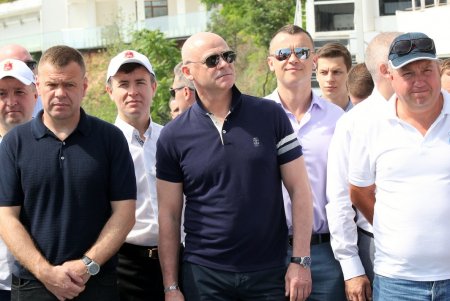 Торжественное открытие велопешеходной эстакады (фоторепортаж)