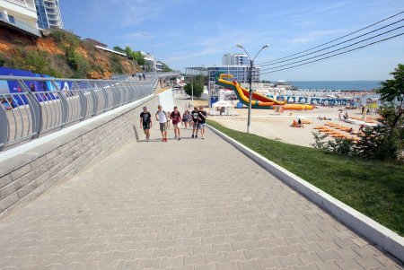 Торжественное открытие велопешеходной эстакады (фоторепортаж)