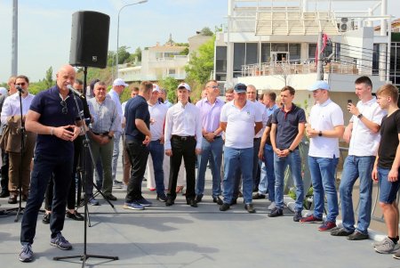 Торжественное открытие велопешеходной эстакады (фоторепортаж)
