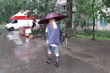 Сильный ливень обрушился на поселок Котовского (фото, видео)