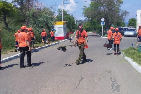 В парке «Юбилейный» коммунальщики навели чистоту: посетителей просят поддерживать порядок (фото)