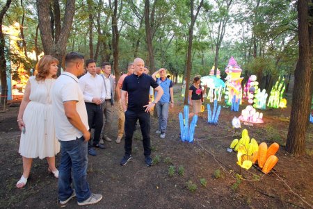 Выставка гигантских китайских фонарей в Савицком парке (фоторепортаж)