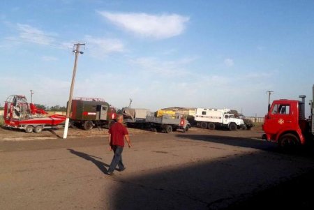 Спасатели развернули лагерь, передвижной пункт и четыре поста в Беляевском районе в связи с опасностью сильного паводка