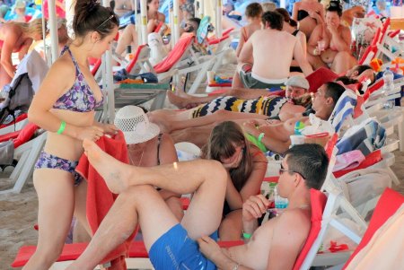 Пляж Ланжерон во время адаптивного карантина (фоторепортаж)