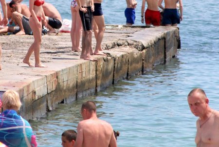Пляж Ланжерон во время адаптивного карантина (фоторепортаж)