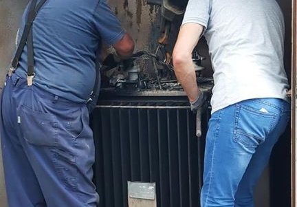 Из-за пожара в трансформаторной подстанции в Рени весь город остался без электричества
