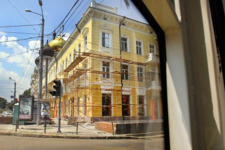 Исторические здания Одессы «оделись» в строительные леса (фоторепортаж) 