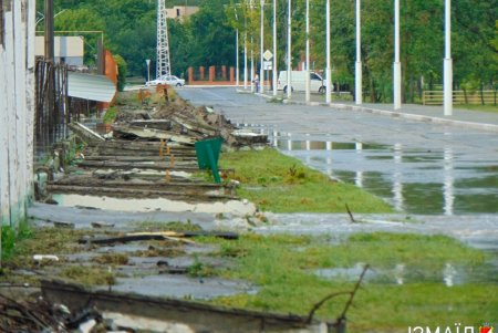 Удар стихии в Измаиле: по городу повалены деревья, повреждены сети энергоснабжения (фото)