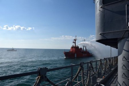 Ударные силы украинских ВМС успешно отработали совместные оборонительные и наступательные действия (фото)