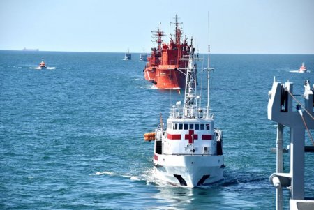 Ударные силы украинских ВМС успешно отработали совместные оборонительные и наступательные действия (фото)