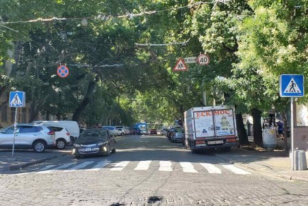 В Приморском районе возле школ и гимназий нанесли новую дорожную разметку