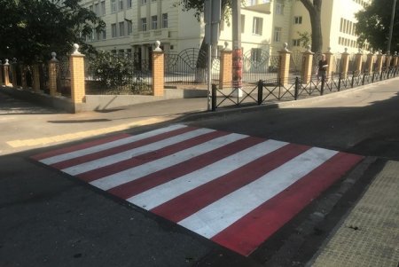 Безопасный тротуар оборудовали возле школы №122 на Старопортофранковской (фото)