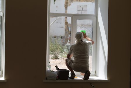 В специальной школе № 75 завершается капитальный ремонт (фоторепортаж)