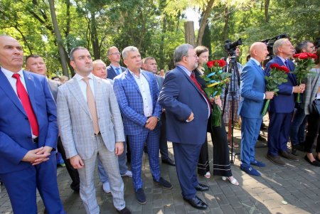 В Преображенском парке открыли Мемориальный музей-стену (фоторепортаж)