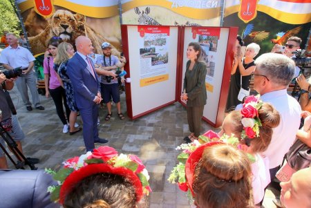 Мавританский стиль: горожанам представили новый вход в Одесский зоопарк (фоторепортаж)