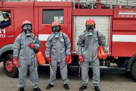 На Одесском припортовом заводе, где выявлен очаг коронавируса, провели дезинфекцию (фото)