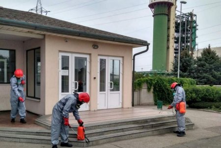 На Одесском припортовом заводе, где выявлен очаг коронавируса, провели дезинфекцию (фото)